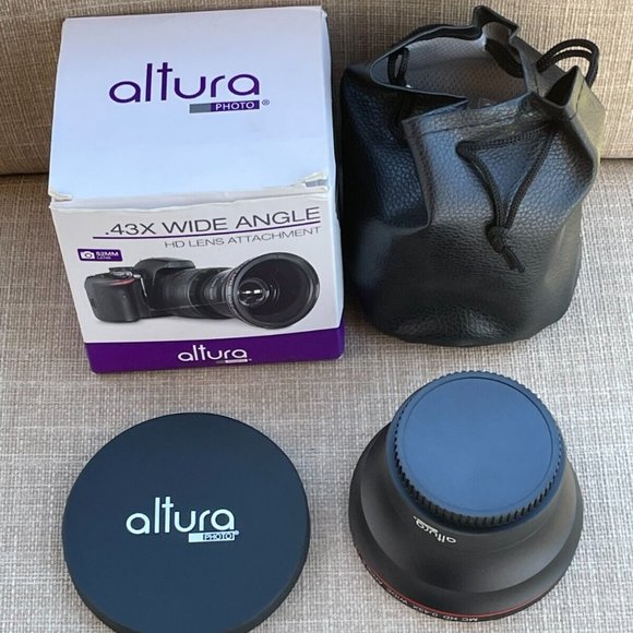 Altura Camera Lens MC HD 0.43X Wide Angle Lens 52mm Compatible with all Brand - Picture 6 of 12